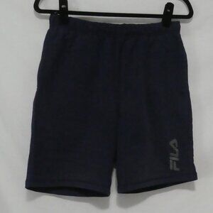 FILA | small | Navy Blue Exercise Shorts With Front and Back Pockets